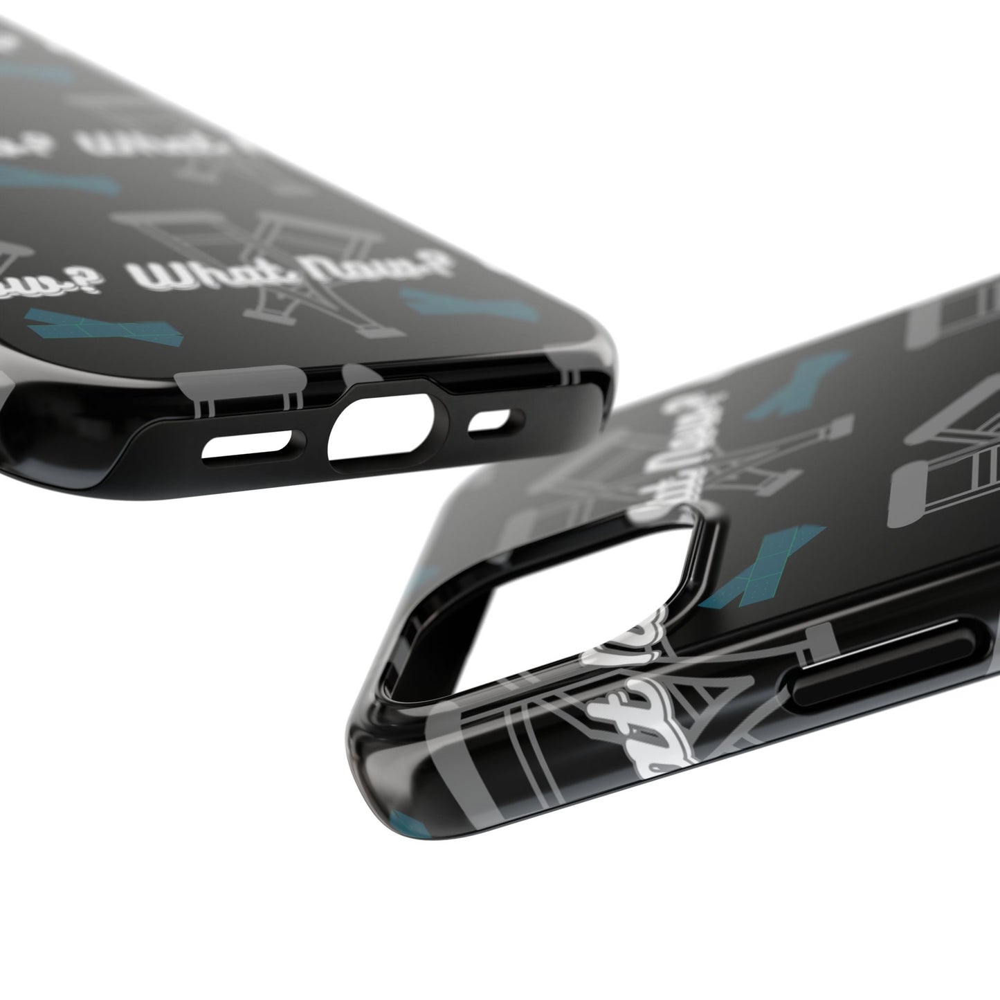 Stylish Tough Phone Case - What Now? - Unique Gift for Tech Lovers, Durable Cellphone Cover, Fun Accessories, Phone Protection