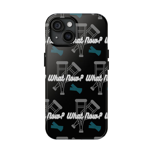 Stylish Tough Phone Case - What Now? - Unique Gift for Tech Lovers, Durable Cellphone Cover, Fun Accessories, Phone Protection