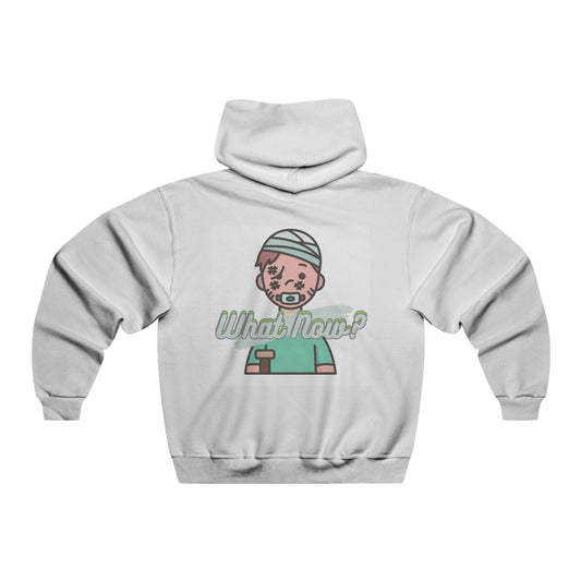 Hooded Sweatshirt "What Now?" Design - Urban/Metropolitan (White)